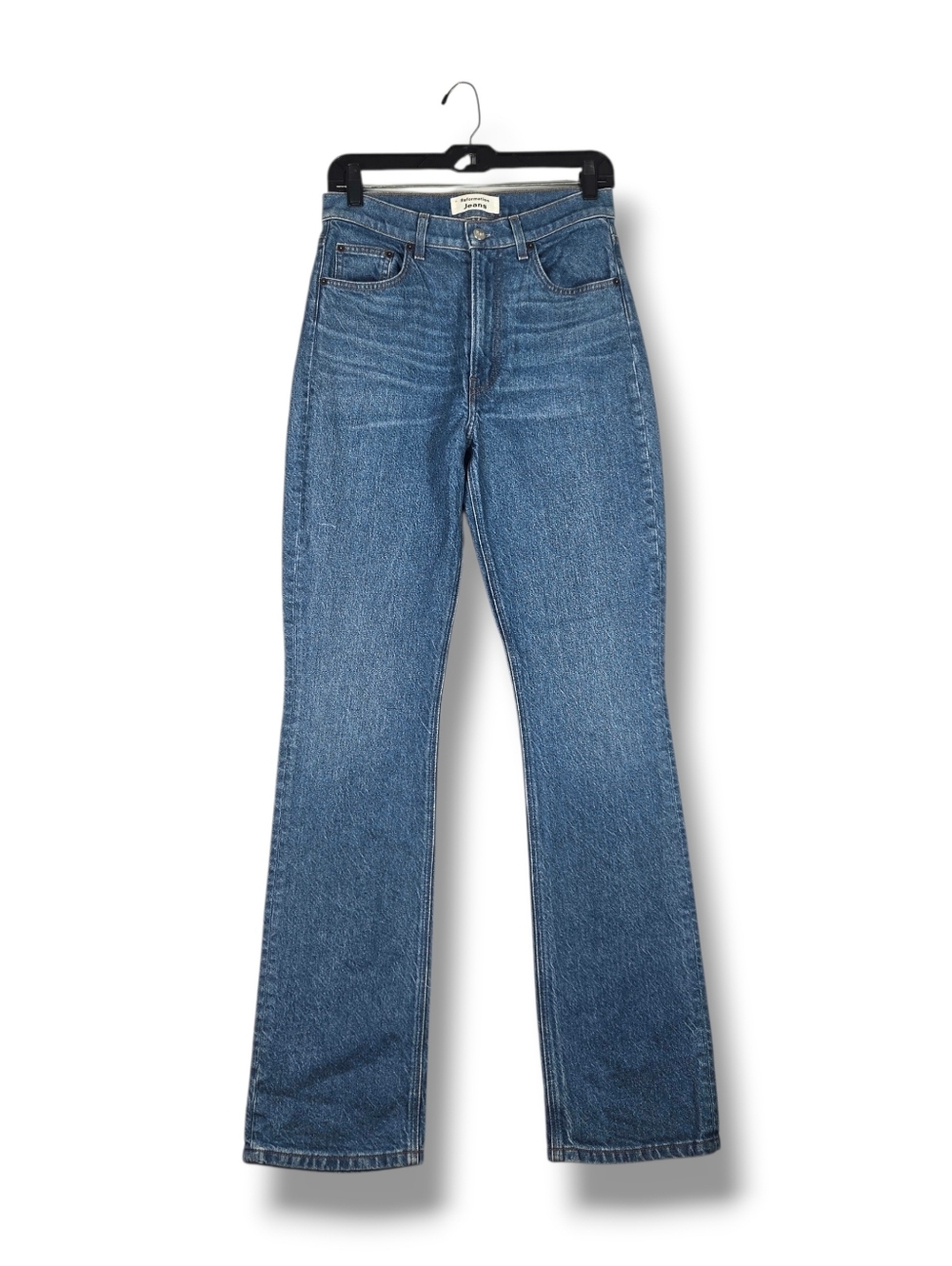 Reformation Cindy Bootleg Size 27 High Rise Long Length 34" Inseam La Jolla Wash